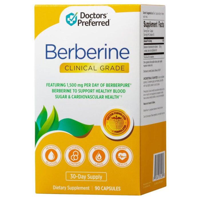 Supliment alimentar GNC Berberine, 500 mg, 90 capsule