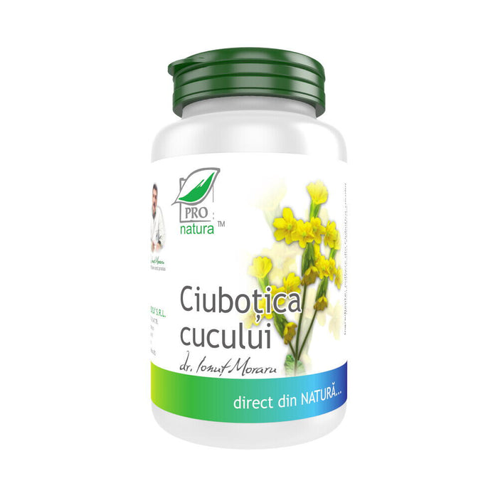 Supliment alimentar Medica Farmimpex Ciuboțica cucului, 60 capsule