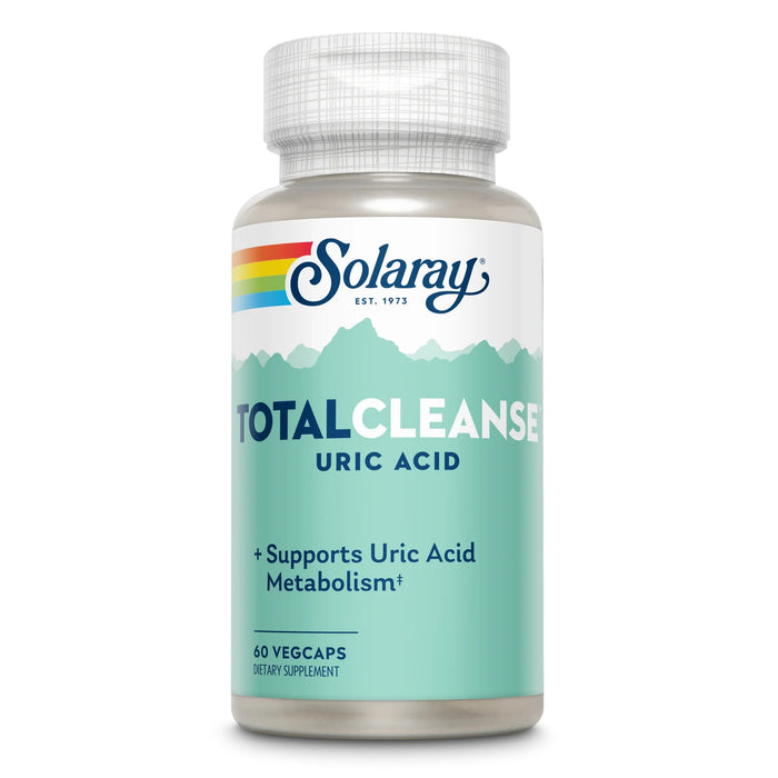 Supliment alimentar Solaray Total Cleanse Uric Acid, 60 capsule vegetale