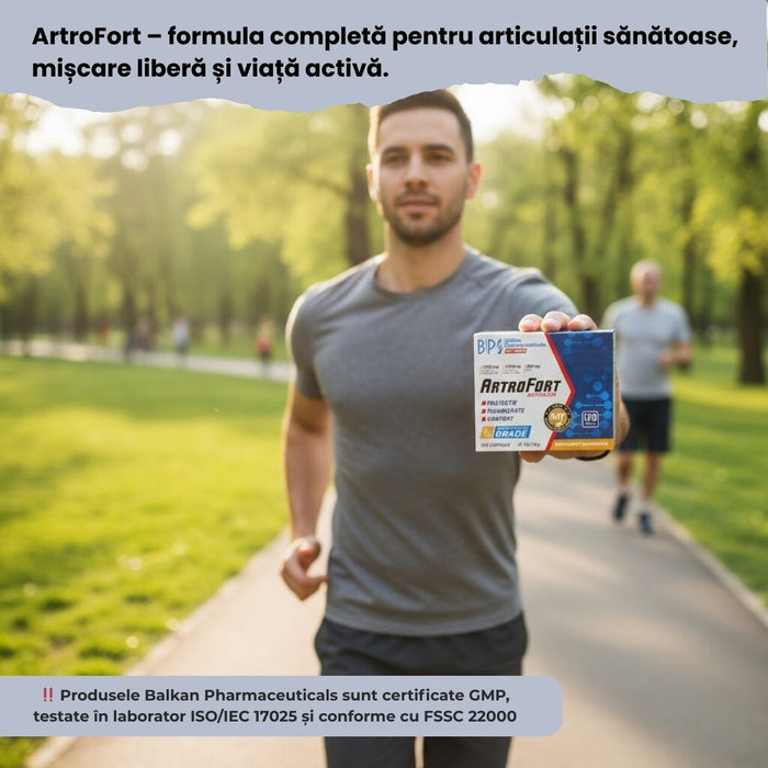 Supliment alimentar Balkan Pharmaceuticals ArtroFort pentru articulații, 120 capsule