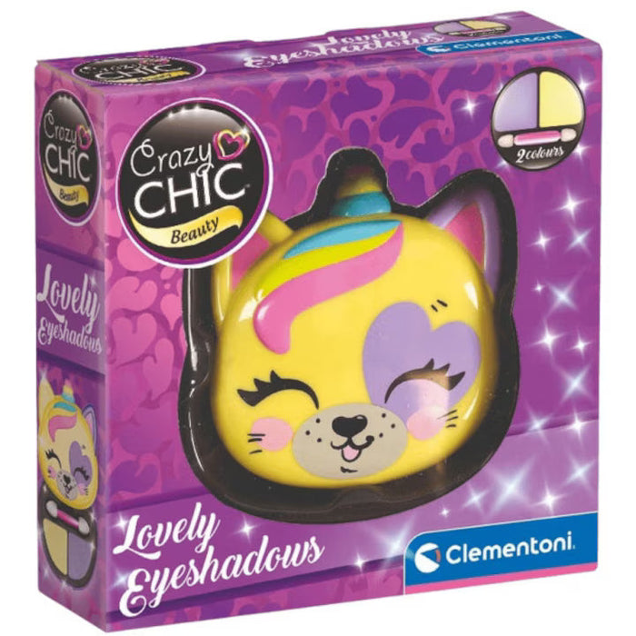 Farduri de pleoape Clementoni Crazy Chic Lovely Eyeshadows, Cățeluș galben, 2 culori