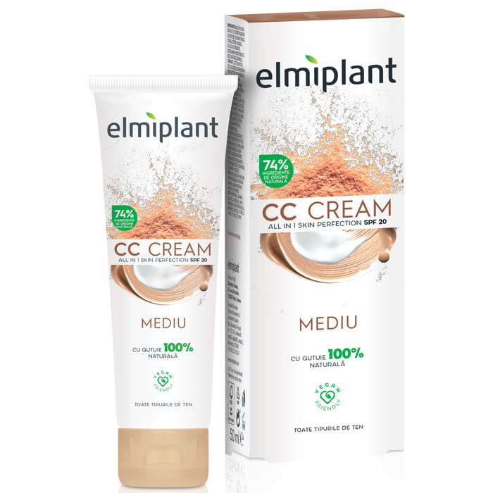 Cremă CC Elmiplant Skin Moisture, nuanță mediu, SPF 20