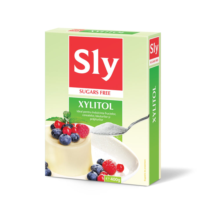 Îndulcitor natural Sly Nutritia Xylitol, fără zahăr, 400 g