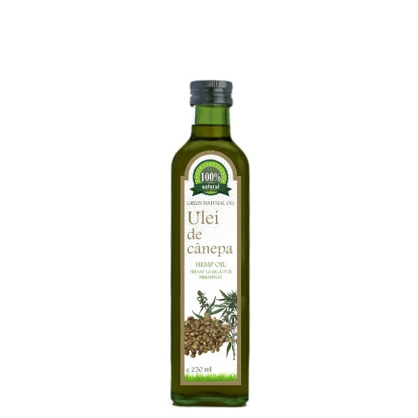 Ulei de cânepă Carmita Classic, presat la rece, nerafinat, 250 ml