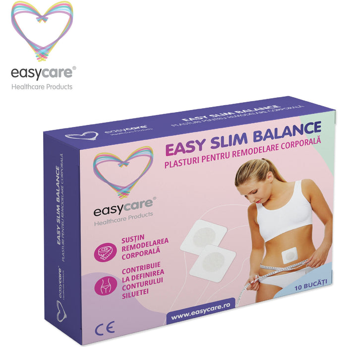 Plasturi pentru remodelare corporală Easycare Easy Slim Balance, pentru abdomen, 10 bucăți