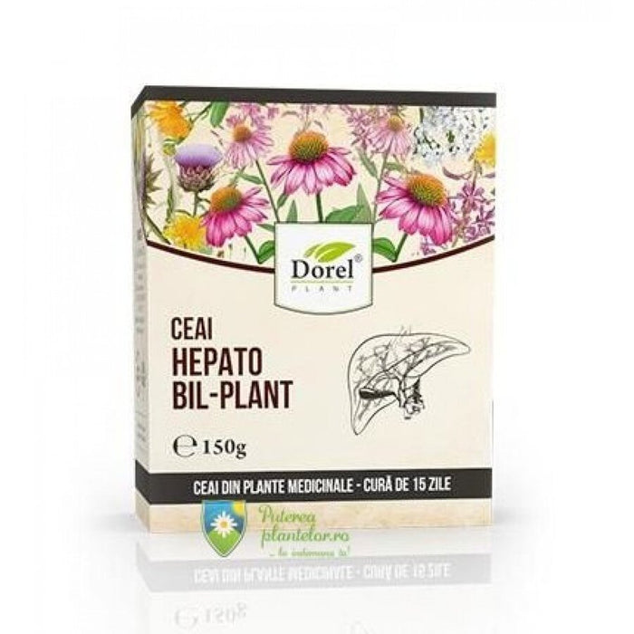 Ceai din plante Dorel Plant Hepato-Bil, amestec de plante, 150 g