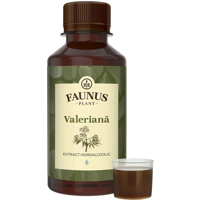 Tinctură de valeriană Faunus Plant, extract hidroalcoolic, 200 ml