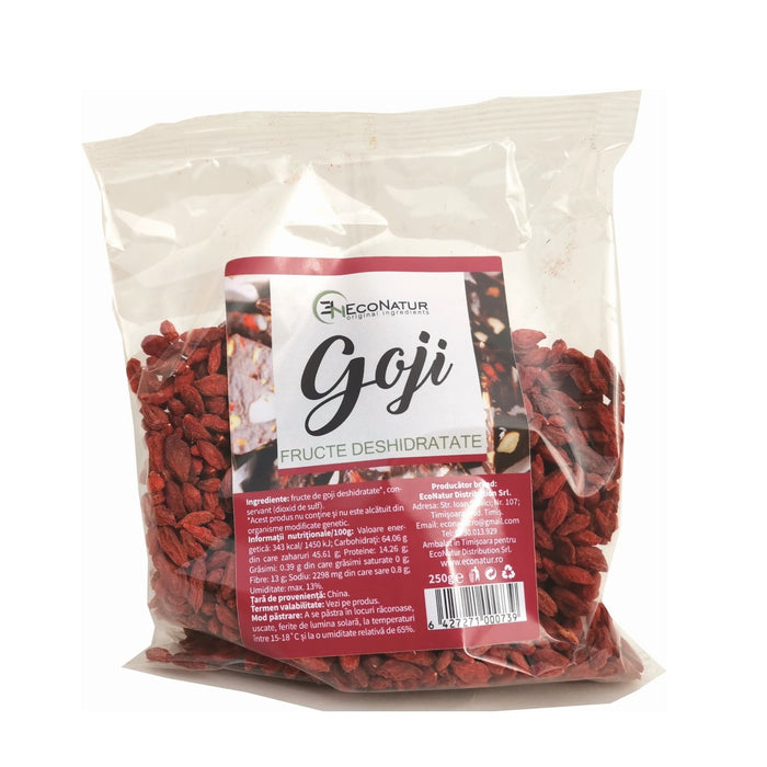 Fructe goji deshidratate Econatur, 250 g