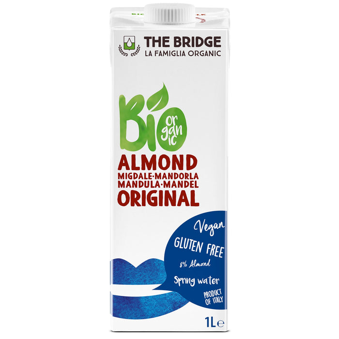 Băutură vegetală The Bridge din migdale Bio Original, 8%, 1 l