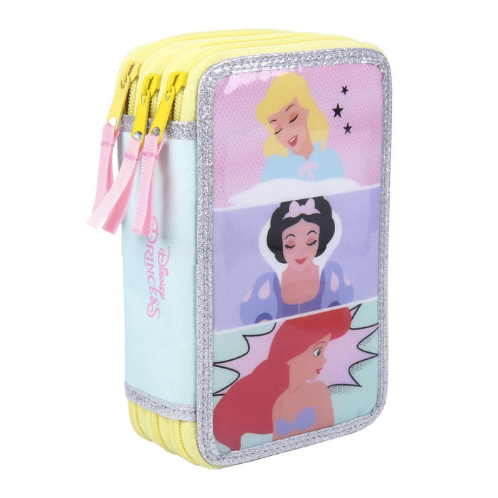 Penar Echipat, Disney Princess, 3 Compartimente, Multicolor