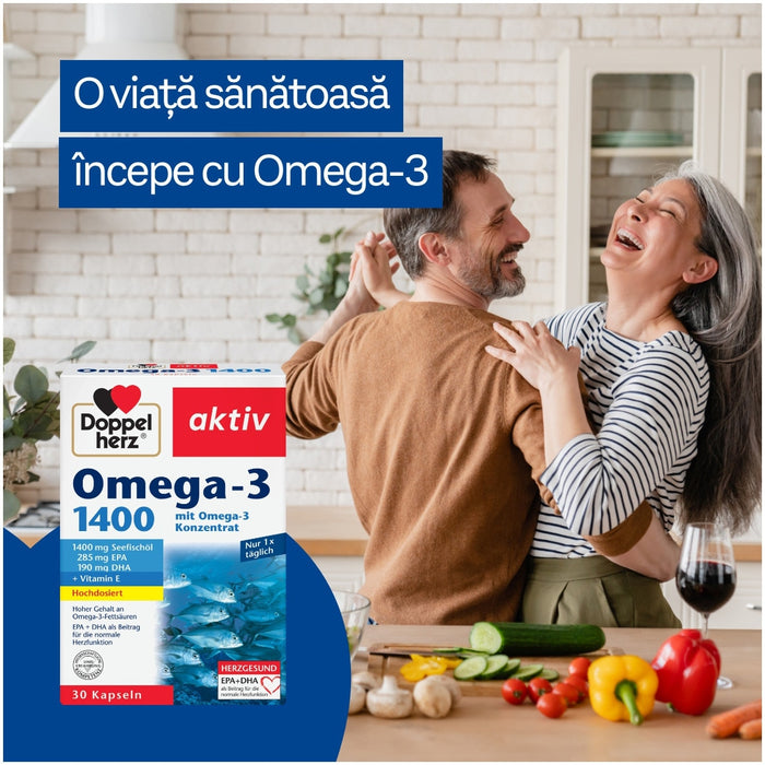 Supliment alimentar Doppelherz Omega-3 1400 mg, 30 capsule
