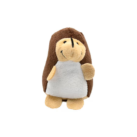 Jucărie de pluș JRB, Arici, 12 cm, maro și crem