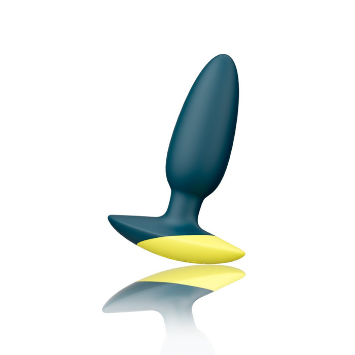 Vibrator anal, Romp Bass, silicon, galben