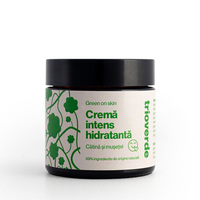 Cremă de față Trio Verde Intens Hidratantă cu Cătină și Mușețel, 60 ml