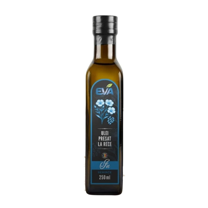 Ulei de semințe de in Eva, presat la rece, 250 ml