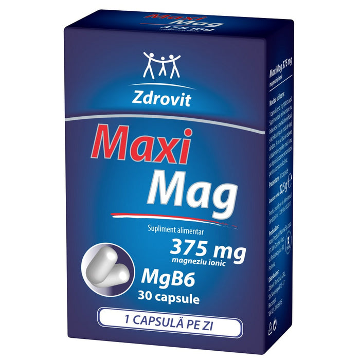 Supliment alimentar Zdrovit MaxiMag, 375 mg, 30 capsule