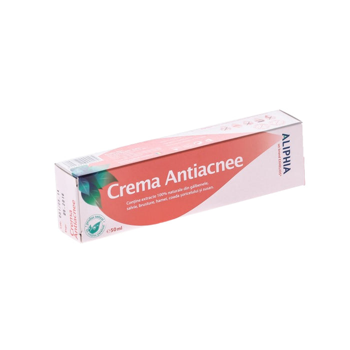 Cremă antiacnee Aliphia, pentru ten, 50 ml