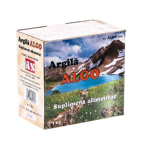 Supliment alimentar Algo Argilă, pulbere, 1 kg