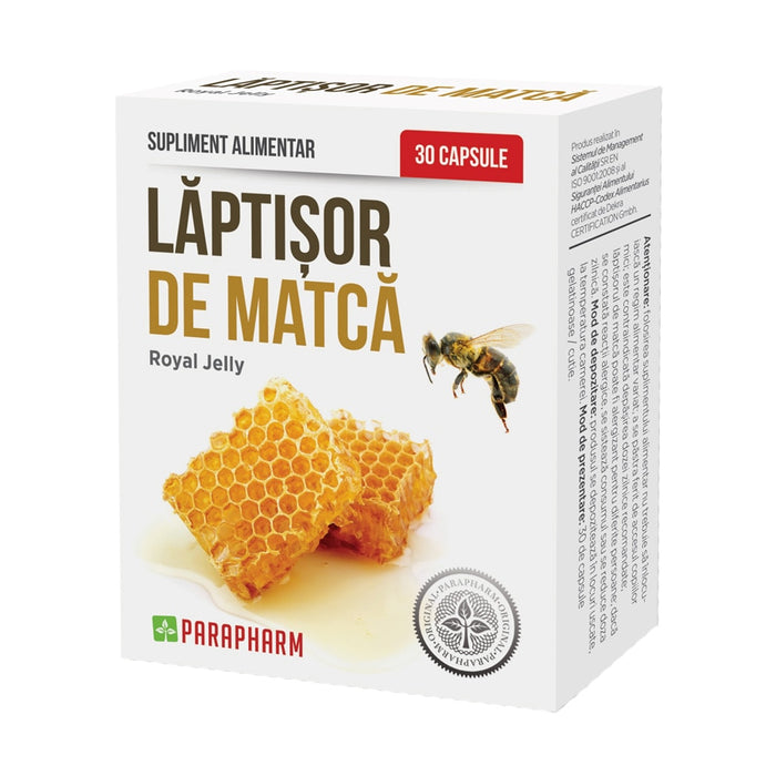 Supliment alimentar Parapharm Lăptișor de matcă, 30 capsule