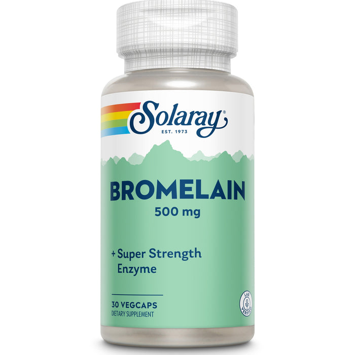 Supliment alimentar Solaray Bromelain, 500 mg, 30 capsule vegetale