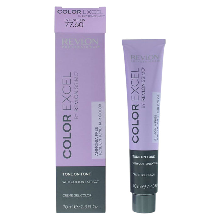 Vopsea demi-permanentă de păr Revlon Color Excel, nuanța 77.60 Intense Light Red, 70 ml