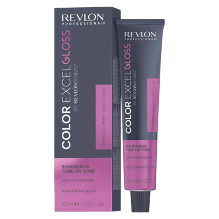 Vopsea permanentă de păr Revlon Color Excel Gloss, fără amoniac, nuanța 052 Raspberry Pink, 70 ml