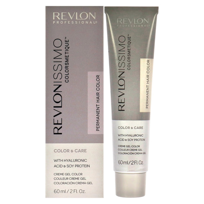 Vopsea permanentă de păr Revlon Revlonissimo Colorsmetique, nuanța 8.2 Light Iridescent Blonde, 60 ml
