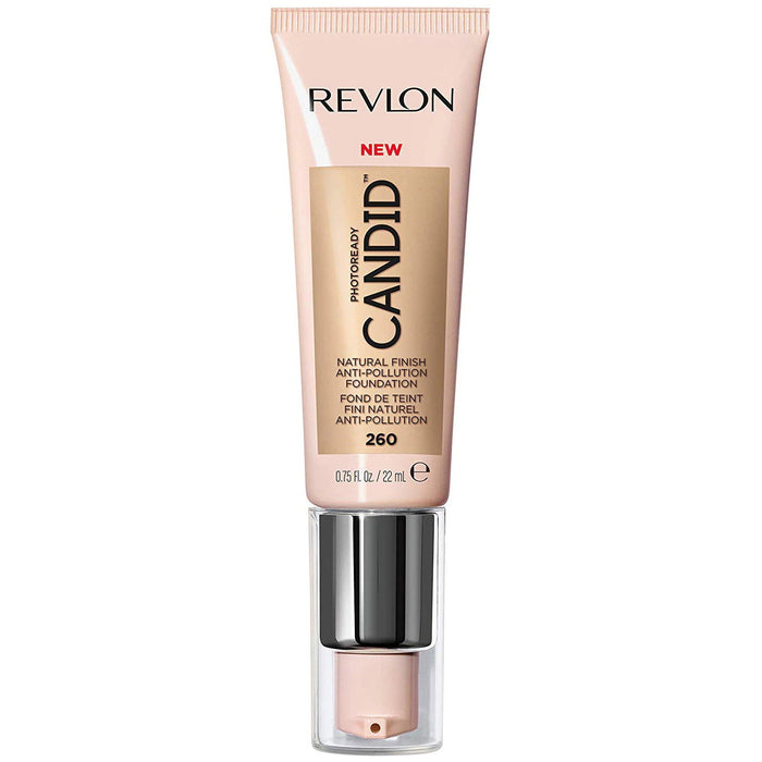Fond de ten cremos Revlon PhotoReady Candid, finisaj natural, anti-poluare, nuanța 260, 22 ml