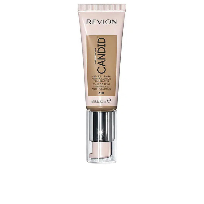 Fond de ten cremos Revlon PhotoReady Candid, finisaj natural, antipoluare, nuanța 310 Butterscotch, 22 ml