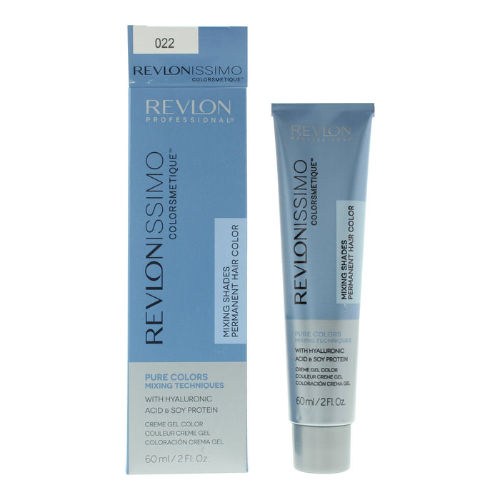 Vopsea permanentă de păr Revlon Revlonissimo Colorsmetique, nuanța 022 Iridescent, 60 ml