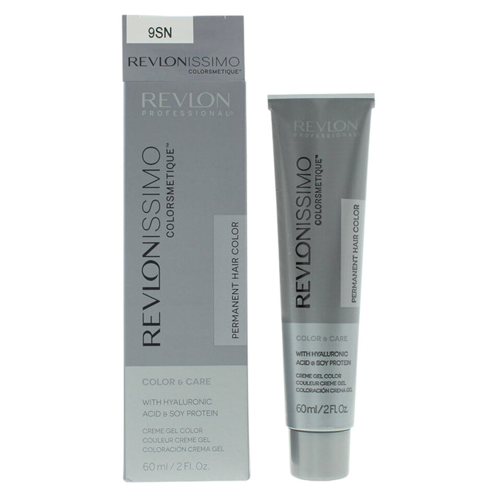 Vopsea permanentă de păr Revlon Revlonissimo Colorsmetique, nuanța 9SN Very Light Blonde, 60 ml