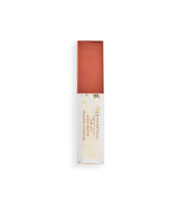 Ulei de buze Revolution Pro Glow Edit, cu efect de strălucire, nuanța Clar, 8 ml
