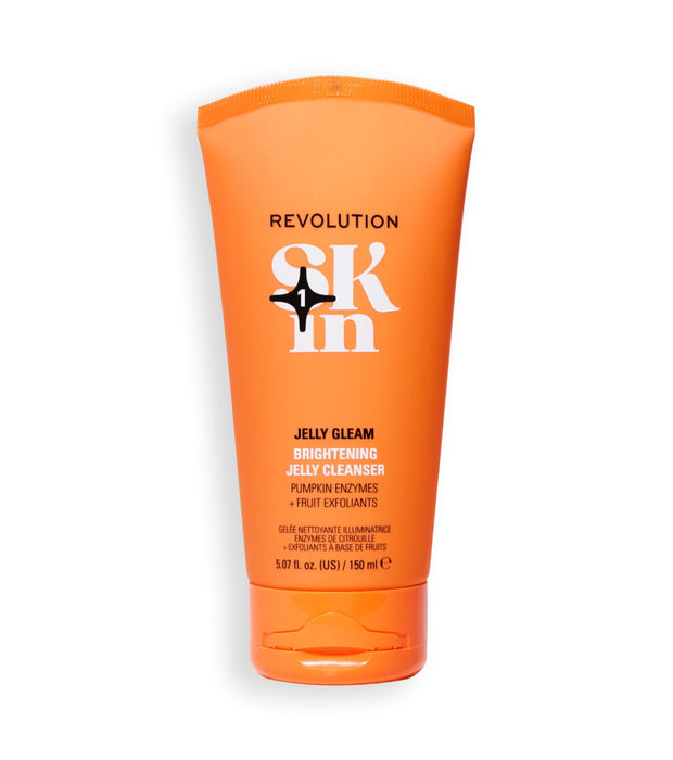 Gel de curățare Revolution Skincare Jelly Gleam, exfoliant, iluminator, 150 ml