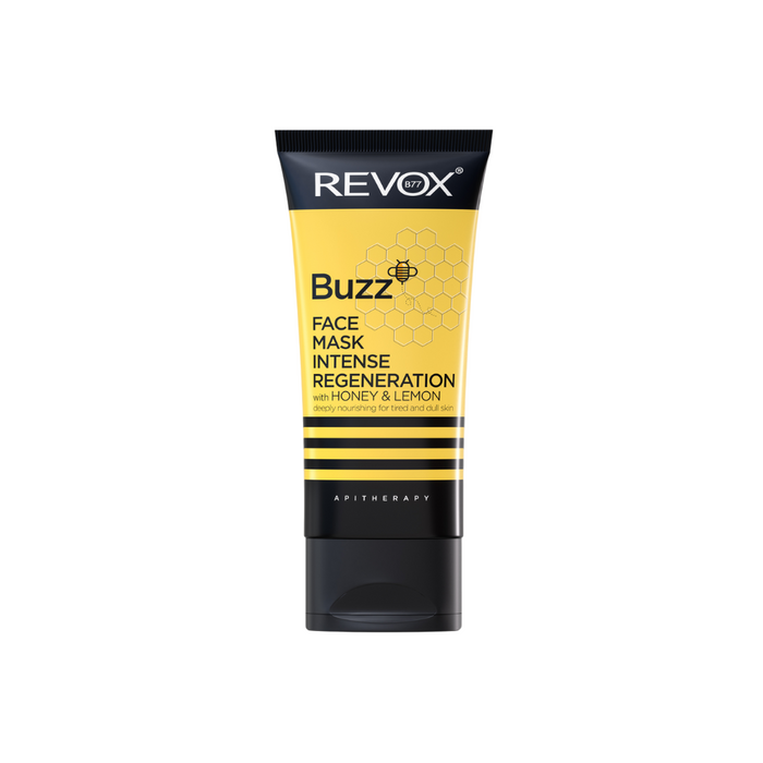 Mască de față Revox B77 Buzz, regenerare, cu miere și lămâie, 65 ml