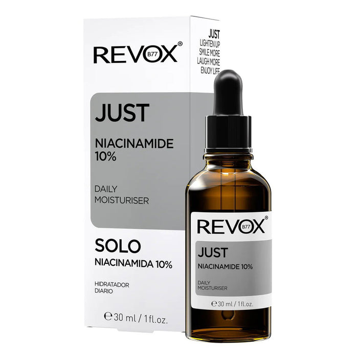 Ser pentru față Revox B77 Just, niacinamidă 10%, hidratant, zilnic, 30 ml