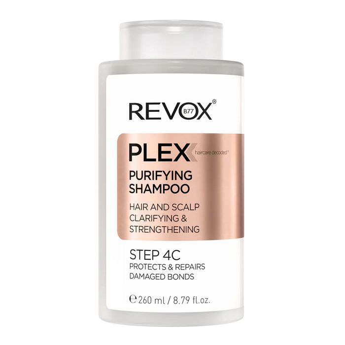 Șampon Revox B77 Plex Bond Step 4C, purifiant, pentru păr și scalp, 260 ml