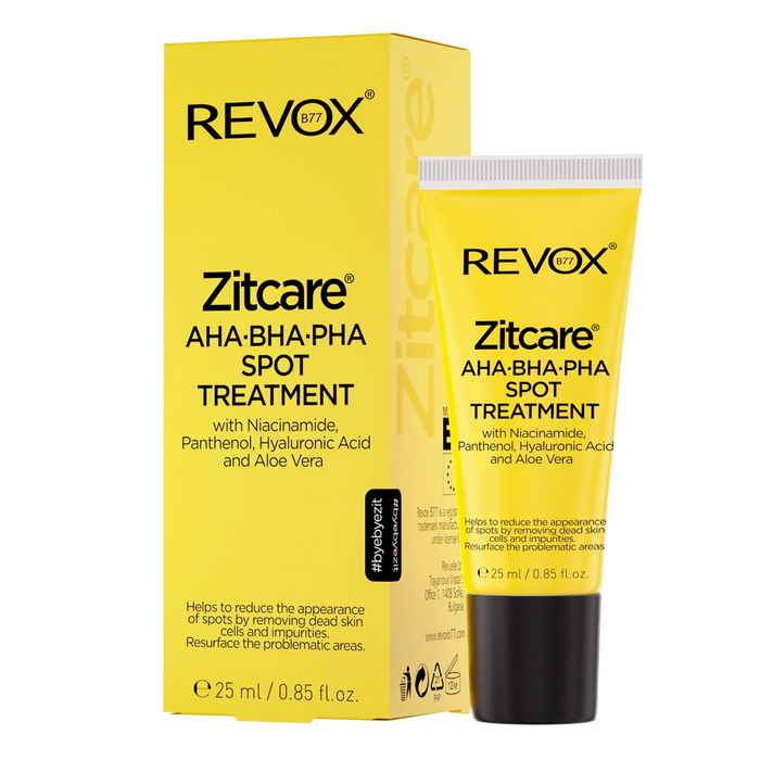 Cremă pentru tratament local Revox B77 Zitcare, AHA/BHA/PHA, anti-imperfecțiuni, 25 ml
