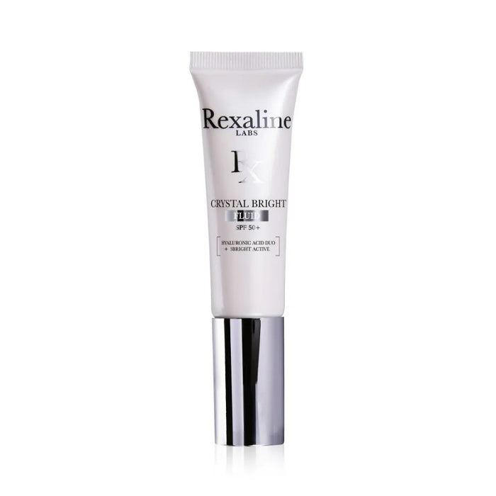 Fluid de față Rexaline Crystal Bright, iluminator, SPF 50+, 30 ml, tester