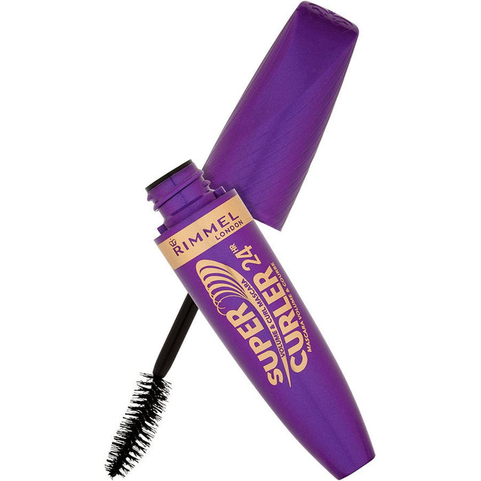 Mascara Rimmel London Super Curler, efect de curbare, neagră, 12 ml