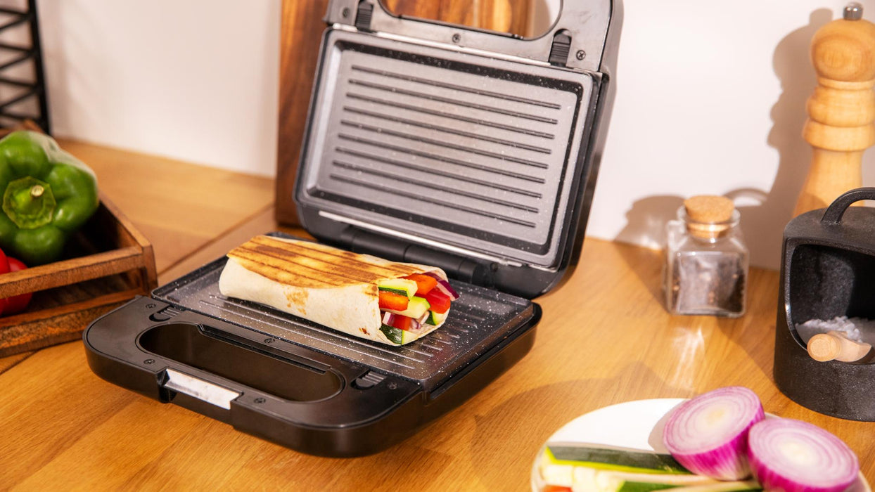 Sandvișieră 4 în 1 Cecotec Rock’nToast 4in1, 1000 W, 23,5 × 22 × 10 cm, inox