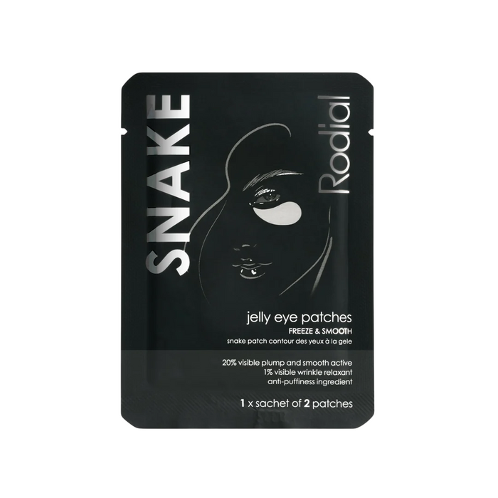 Plasturi cu gel pentru ochi Rodial Snake, efect netezitor, 2 bucăți, 3 g