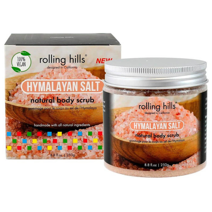 Exfoliant pentru corp Rolling Hills Himalayan Salt, cu sare de Himalaya, 250 g
