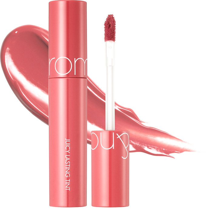 Ruj lichid Rom&nd Juicy Lasting Tint, nuanța 09 Litchi Coral, 5.5 g