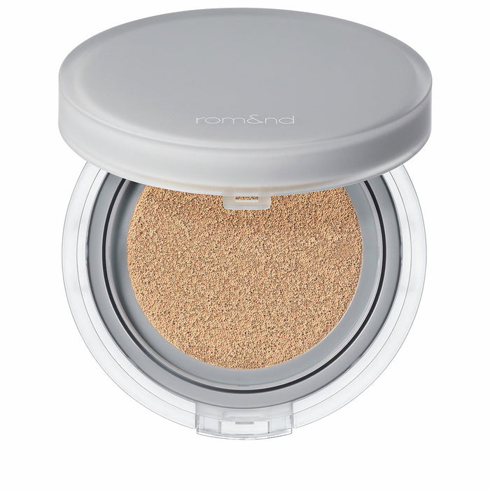 Fond de ten compact Rom&nd Nu Zero Cushion, finisaj semi-mat, nuanța 04 Bej, 15 g