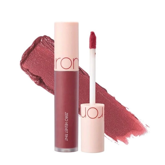 Ruj lichid Rom&nd Zero Velvet Tint, nuanța 16 Burny Nude, 5,5 g