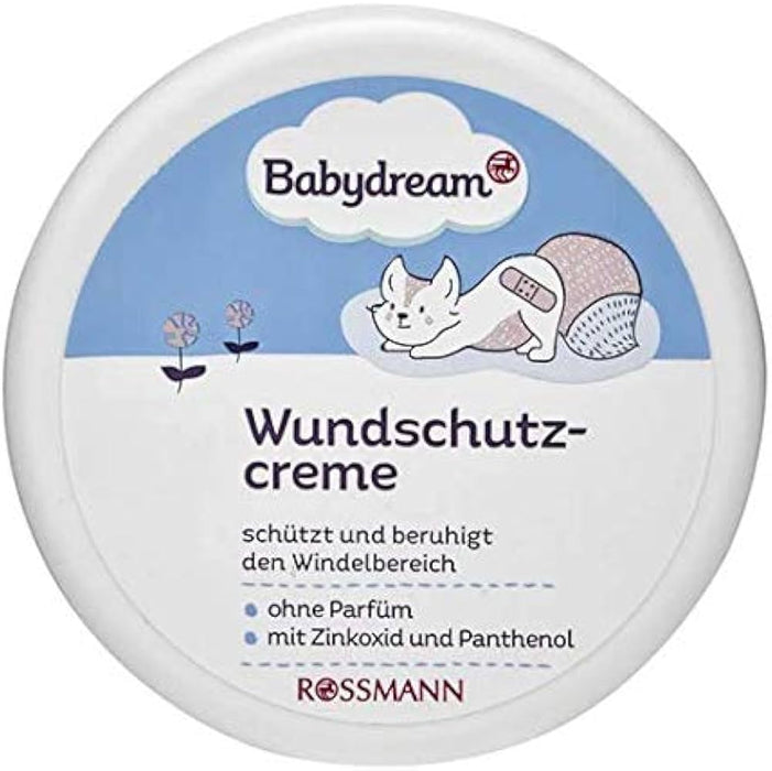 Cremă pentru zona scutecului Rossmann Babydream Wundschutzcreme, protectoare, fără parfum, 100 ml, tester