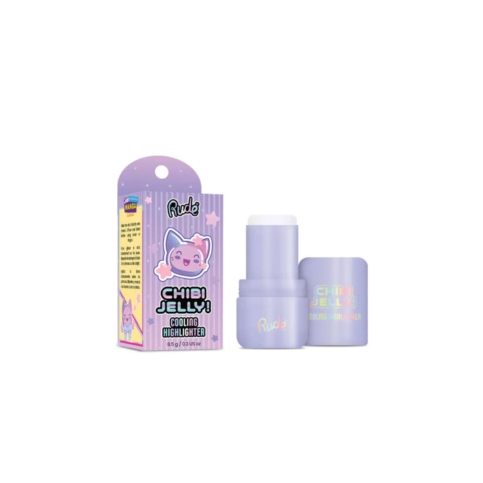 Baton iluminator Rude Cosmetics Chibi Jelly, efect răcoritor, nuanța Sora, 8,5 g