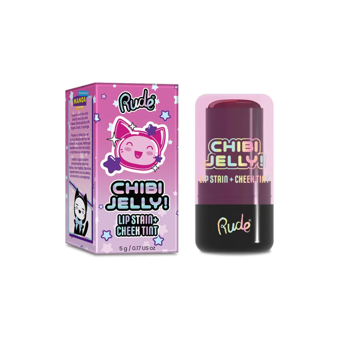 Balsam pentru buze și obraji Rude Cosmetics Chibi Jelly, nuanța Koneko, 5 g