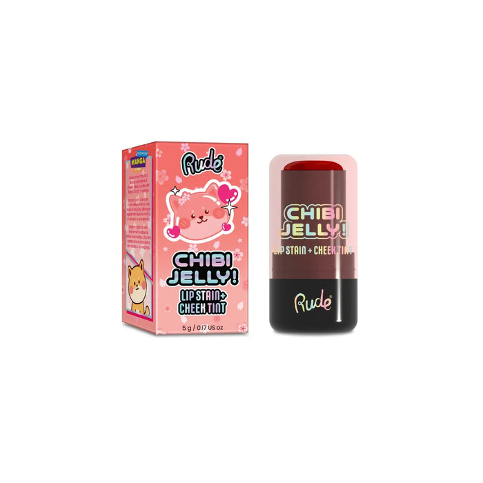 Balsam de buze și obraji Rude Cosmetics Chibi Jelly, nuanța Momo, 5 g