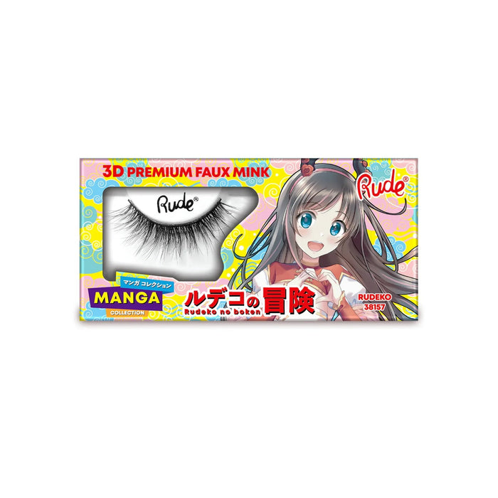 Gene false Rude Cosmetics Chibi Manga Faux Mink - Rudeko, efect 3D